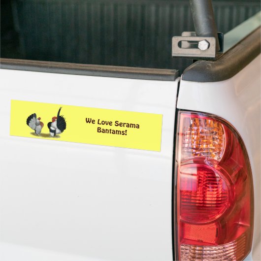Serama Bantams Bumpersticker (Op Truck)