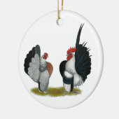 Serama Bantams Keramisch Ornament (Links)