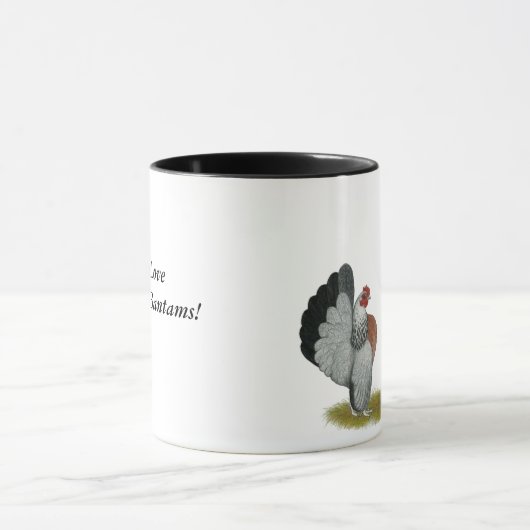 Serama Bantams Mok (Midden)