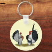 Serama Bantams Sleutelhanger (Voorkant)
