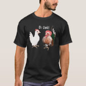 Serama Chicken Lovers Oh Cluck Hen Rooster Homeste T-shirt (Voorkant)