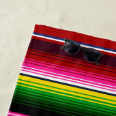 Serape Aangepaste Naam Bruiloft Vakantie Strandlaken (In situ)