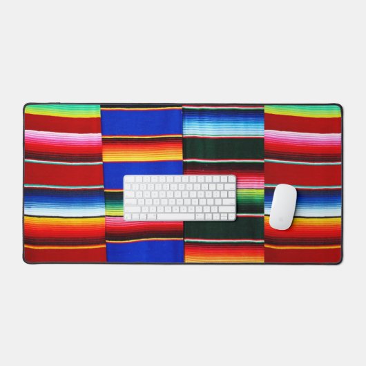 Serape deken bureaumat (Keyboard & Muis)