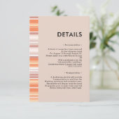 Serape Herfst seizoen | Details Informatiekaartje (Staand voorkant)