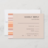 Serape Herfst seizoen | Trouwen RSVP + Maaltijdkeu (Voorkant)