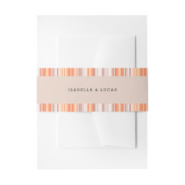 Serape Herfst Seizoen Verticale Strepen Uitnodigingen Wikkel