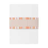 Serape Herfst Seizoen Verticale Strepen Uitnodigingen Wikkel (Achterkant Voorbeeld)