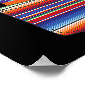 Serape Pocket Pinata Mexicaanse Fiesta (geen echte Poster (Hoek)