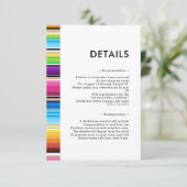 Serape Spring | Informatiekaartje (Staand voorkant)