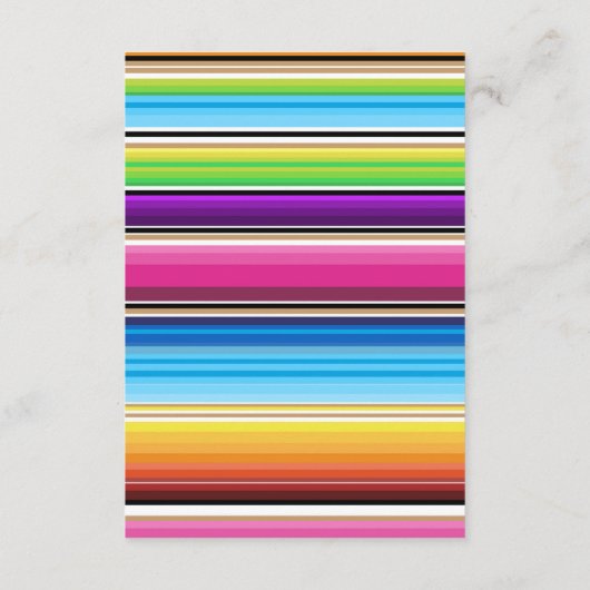 Serape Spring | Informatiekaartje (Achterkant)