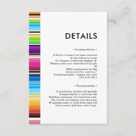 Serape Spring | Informatiekaartje