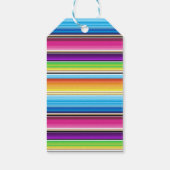Serape Spring Stripes | Dank je Cadeaulabel (Achterkant)