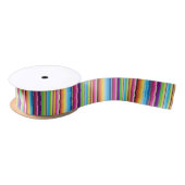 Serape Springtime Vibrant Satijnen Lint (Spoel)