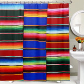 Serape streep douchegordijn