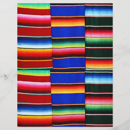 Serape strees origami paper (Voorkant)