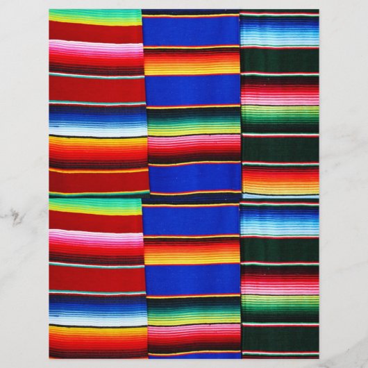 Serape strees origami paper (Achterkant)
