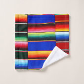 Serape strepen badhanddoek set bad handdoek (Wasdoekje)