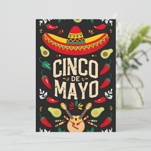 Serape Stripe-Briefkaart Kaart (Staand voorkant)