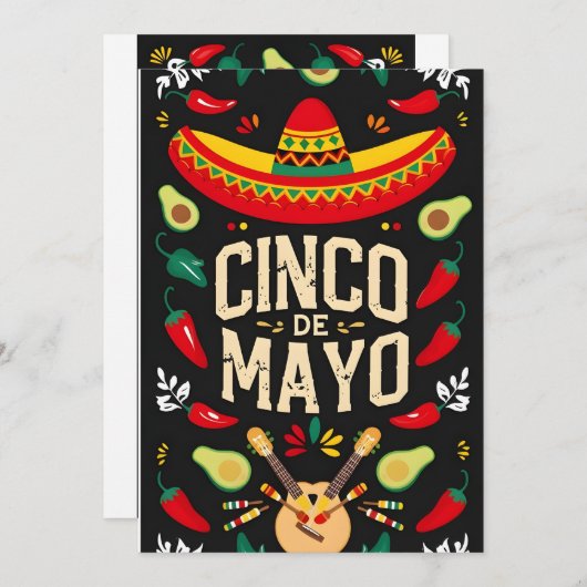 Serape Stripe-Briefkaart Kaart (Voorkant / Achterkant)