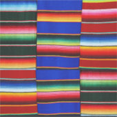 Serape stripe op maat sticker (Voorkant)