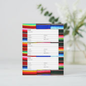 Serape stripes adresboekpagina (Staand voorkant)