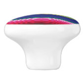 Serape Stripes Coco Mexicaanse Vette Kleuren Keramische Knop (Zijkant)