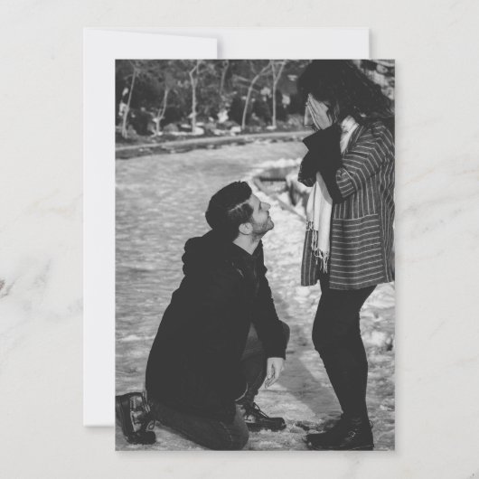 Serape Summer Minimal Wedding Invitation Kaart (Achterkant)