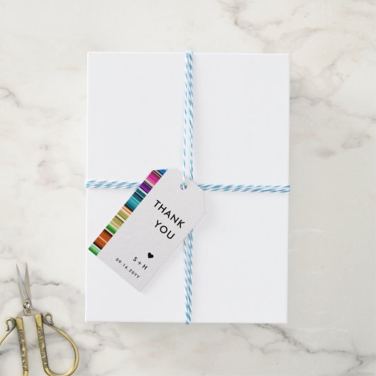 Serape Summer Stripes | Dank je Cadeaulabel (Met Touw)