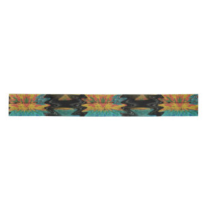 Serape Tribal Southwest Red Pattern Satijnen Lint