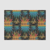 Serape Tribal Southwest Red Pattern Tissuepapier (Voorkant)