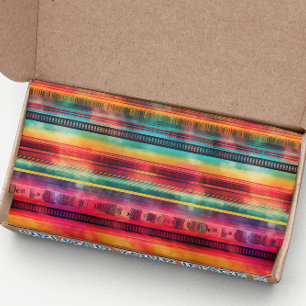 Serape Waterverf Fiesta Mexican Blanket Tissuepapier