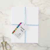 Serape Zomer Strepen | Dank je wel Cadeaulabel (Met Touw)