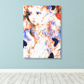 Seraph Angel Mythical Creatineknopen Tekening Canvas Afdruk (Insitu (Houten vloer))