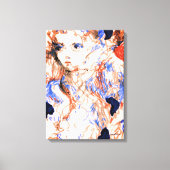 Seraph Angel Mythical Creatineknopen Tekening Canvas Afdruk (Voorkant)