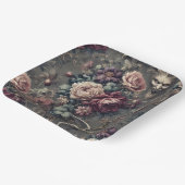 Seraph Hunting – Gothic Floral Design Papieren Bordje (Gebogen)