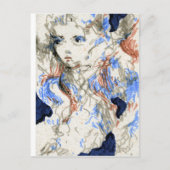 Seraph Ink Pen Tekening Briefkaart (Voorkant)