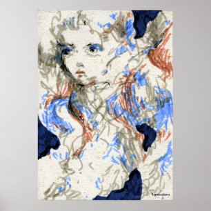 Seraph Ink Pen Tekening Poster