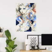 Seraph Ink Pen Tekening Poster (Thuiskantoor)