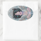 Seraph Tristana Melancholy Guardian Angel Ovale Sticker (Tas)