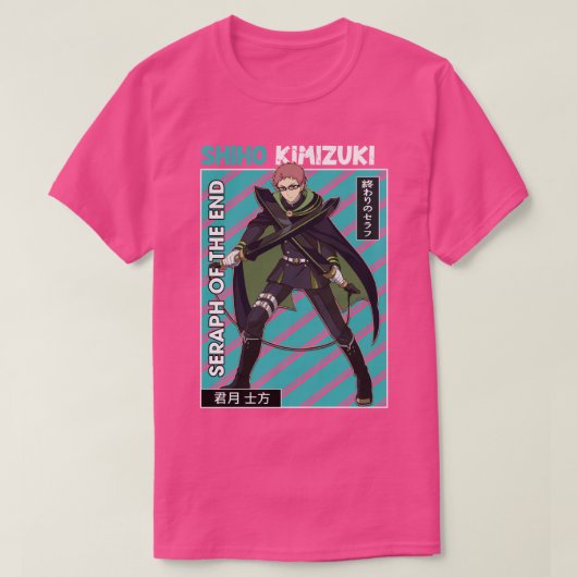  Seraph van het einde liefde Shiho Kimizuki T-shirt (Design voorkant)