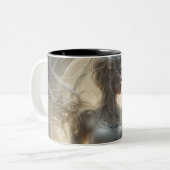 Seraphim 003 tweekleurige koffiemok (Voorkant links)