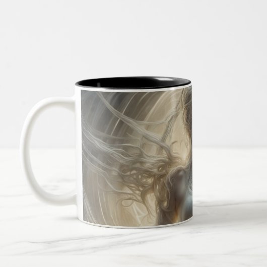 Seraphim 003 tweekleurige koffiemok (Links)