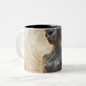 Seraphim 034 tweekleurige koffiemok (Voorkant links)