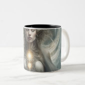 Seraphim 070 tweekleurige koffiemok (Voorkant rechts)