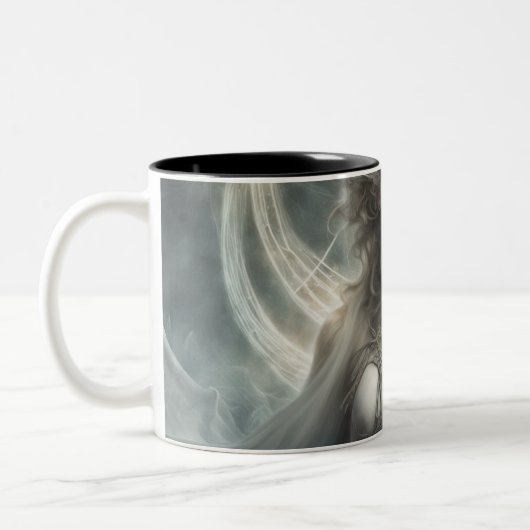 Seraphim 070 tweekleurige koffiemok (Links)