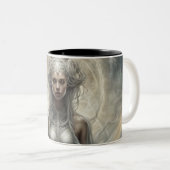 Seraphim 104 tweekleurige koffiemok (Voorkant rechts)