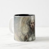 Seraphim 104 tweekleurige koffiemok (Voorkant links)