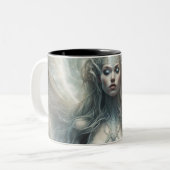 Seraphim 105 tweekleurige koffiemok (Voorkant links)