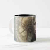 Seraphim 110 tweekleurige koffiemok (Voorkant links)