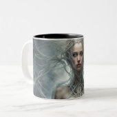 Seraphim 111 tweekleurige koffiemok (Voorkant links)